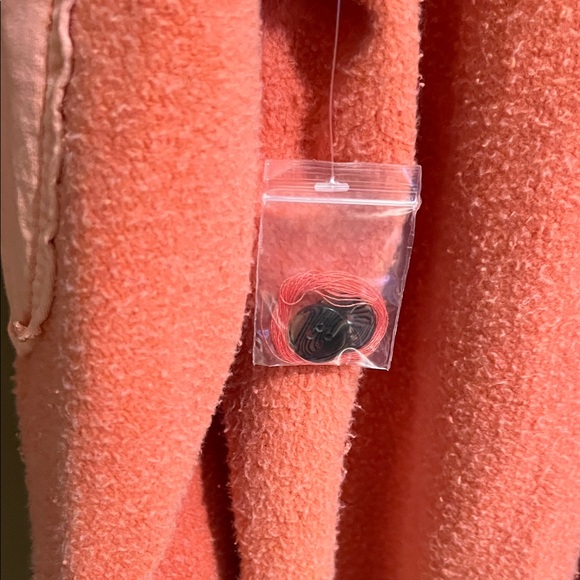 Free People Ruby Shacket in Scarlet Ibis Sz L Brand New - Picture 7 of 10